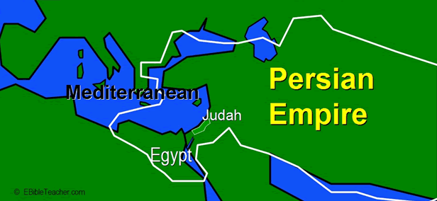 map of the Persian empire