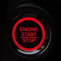 start button on vehicle